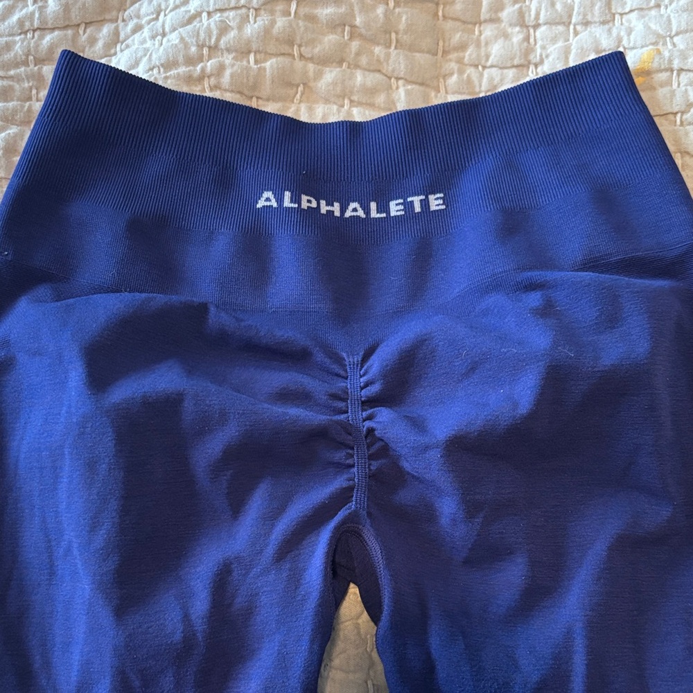 Alphalete Navy High-Waisted Leggings